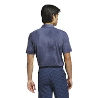 Men's Ultimate365 Printed Cool Feeling Tour Short Sleeve Polo