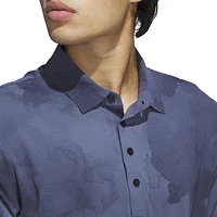 Men's Ultimate365 Printed Cool Feeling Tour Short Sleeve Polo