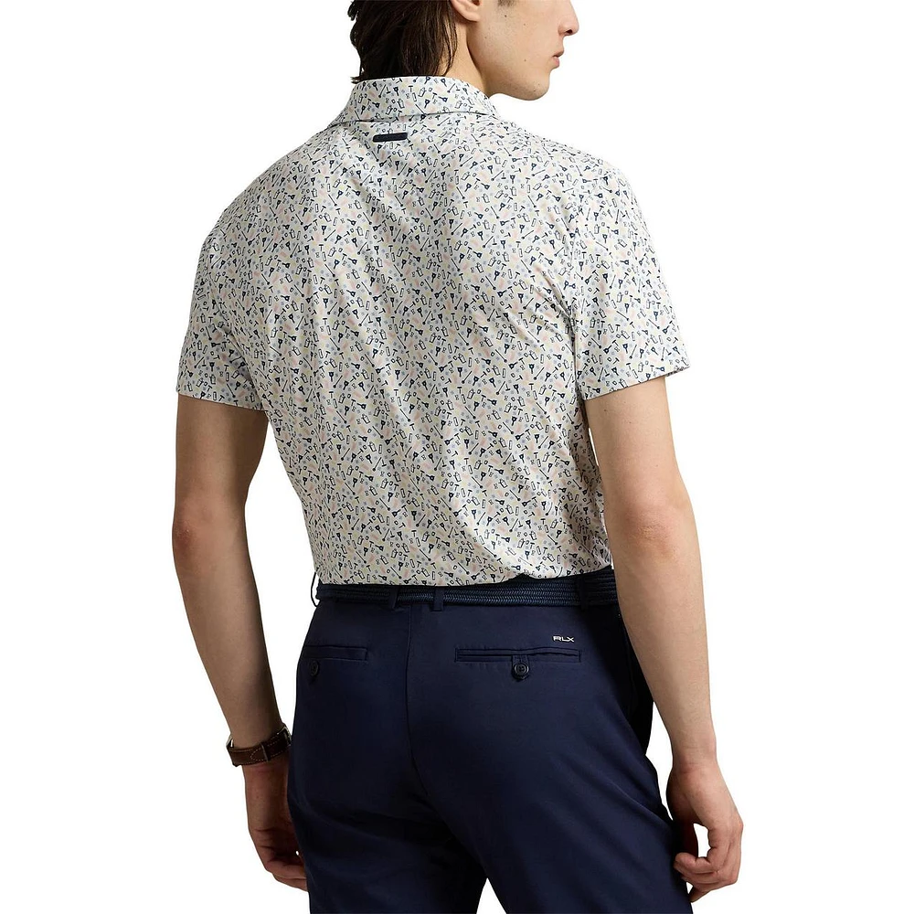 Men's Mixology Tee Time  Short Sleeve Polo