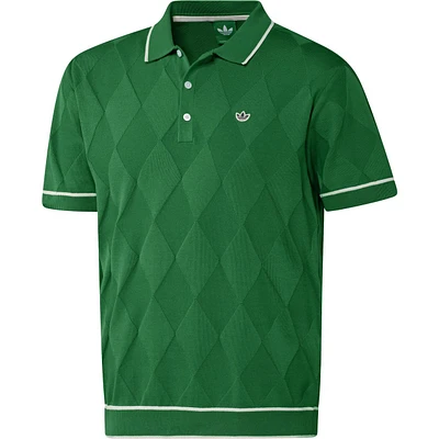 Men's Originals Argyle Knit Short Sleeve Polo