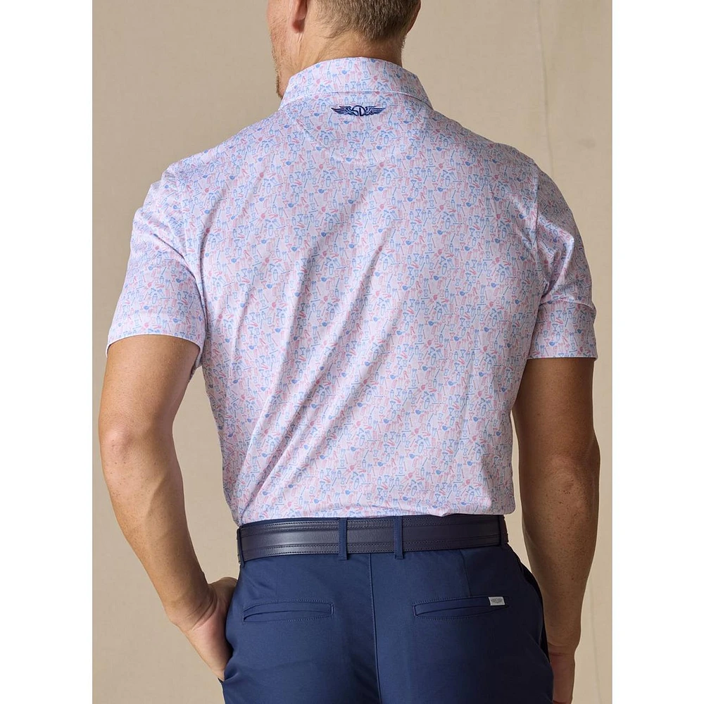Men's Hey Bartender Short Sleeve Polo