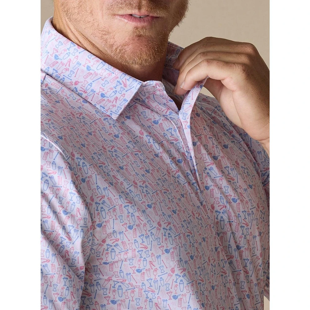 Men's Hey Bartender Short Sleeve Polo