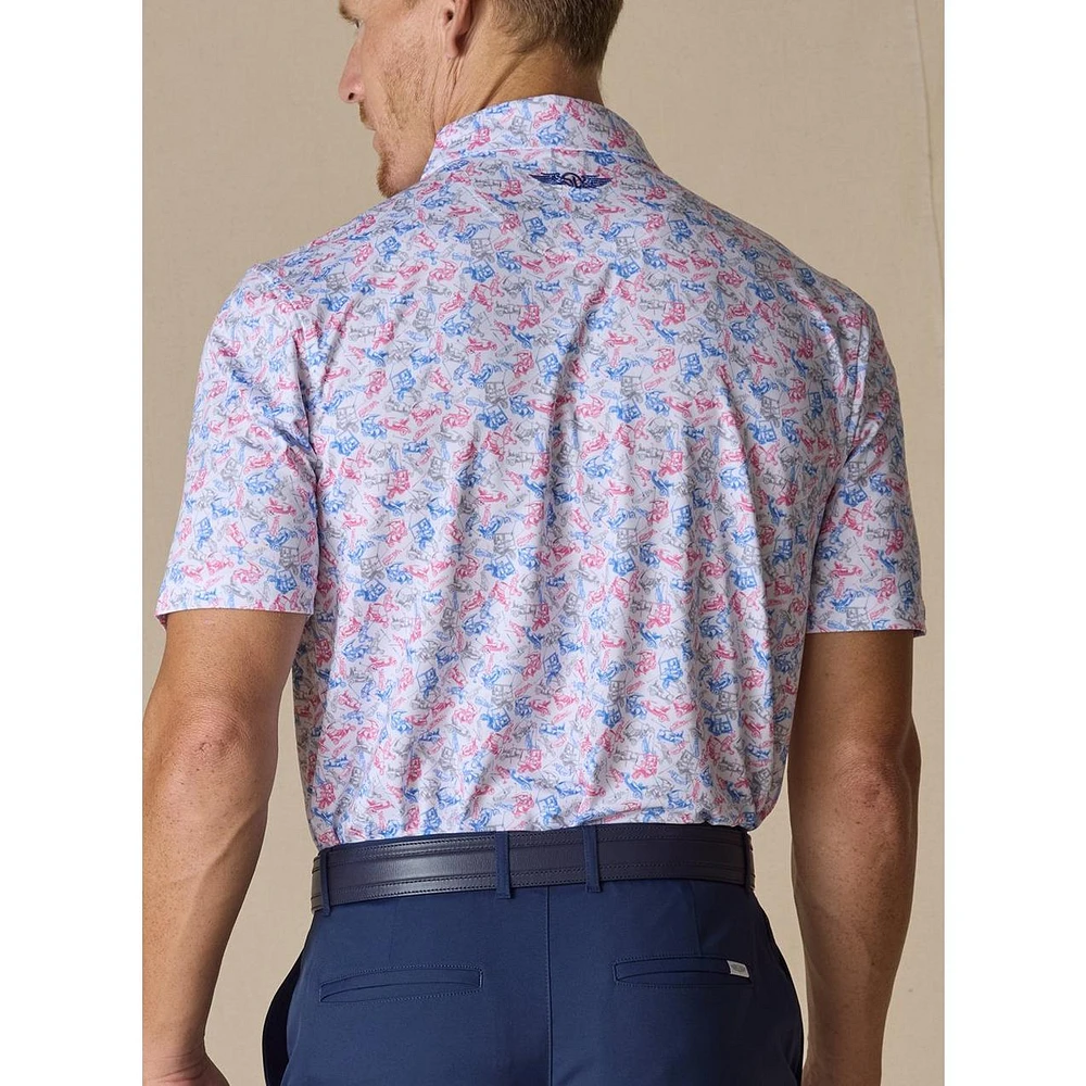 Men's Cart Jockey Short Sleeve Polo