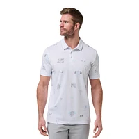 Men's Bauer x TravisMathew Snow Chance Short Sleeve Polo