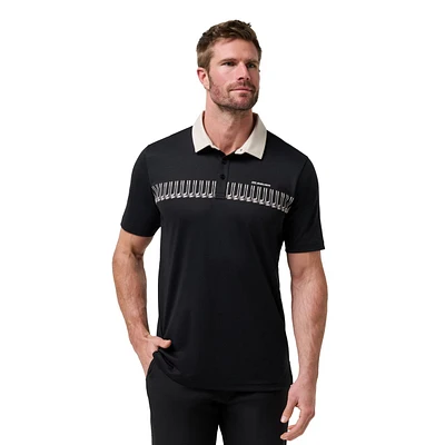 Men's Bauer x TravisMathew Stick Side Short Sleeve Polo