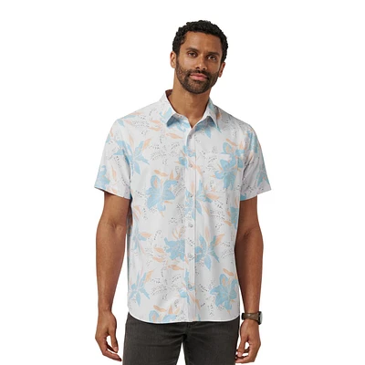 Men's Bauer x TravisMathew Board Battle Button Up Shirt
