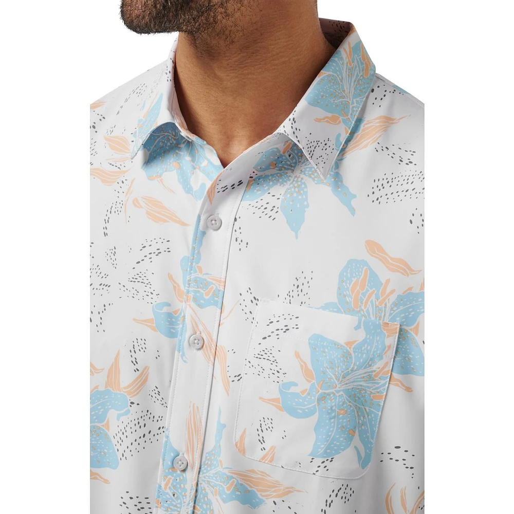 Men's Bauer x TravisMathew Board Battle Button Up Shirt