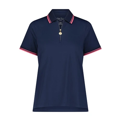 Women's Waverly 1/2 Zip Short Sleeve Polo