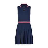Women's Sabrina Micro Pleat Sleeveless Dress