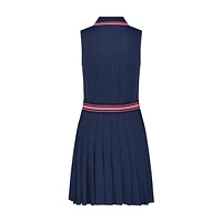 Women's Sabrina Micro Pleat Sleeveless Dress