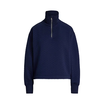 Women's Quilted Double Knit 1/2 Zip Pullover