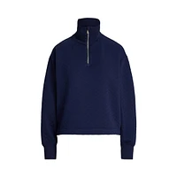 Women's Quilted Double Knit 1/2 Zip Pullover