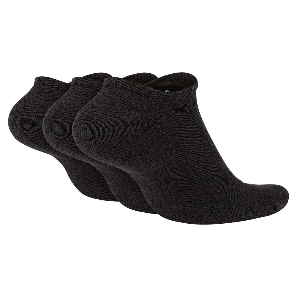 Unisex Everyday Cushion 3 Pack No Show Socks