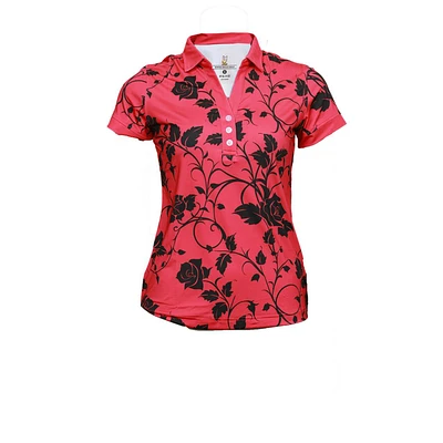 Women's Rose Garden Short Sleeve Polo