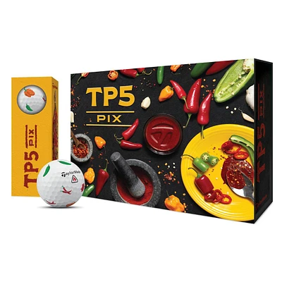 Limited Edition - TP5 pix Golf Balls - Peppers