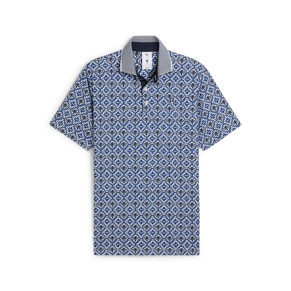 Men's Puma x PTC Tile Short Sleeve Polo
