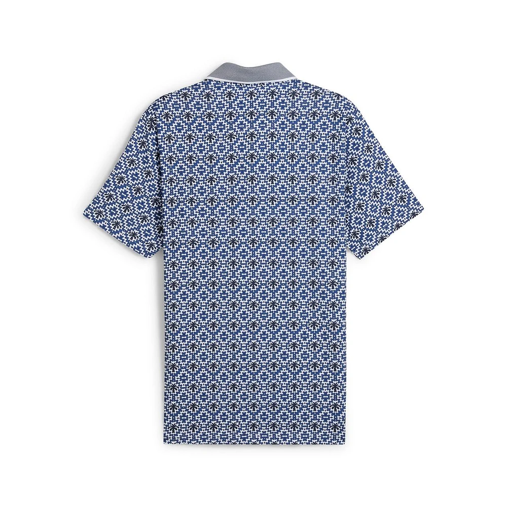 Men's Puma x PTC Tile Short Sleeve Polo