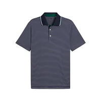 Men's MATTR Elevated Stripe Short Sleeve Polo