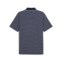 Men's MATTR Elevated Stripe Short Sleeve Polo