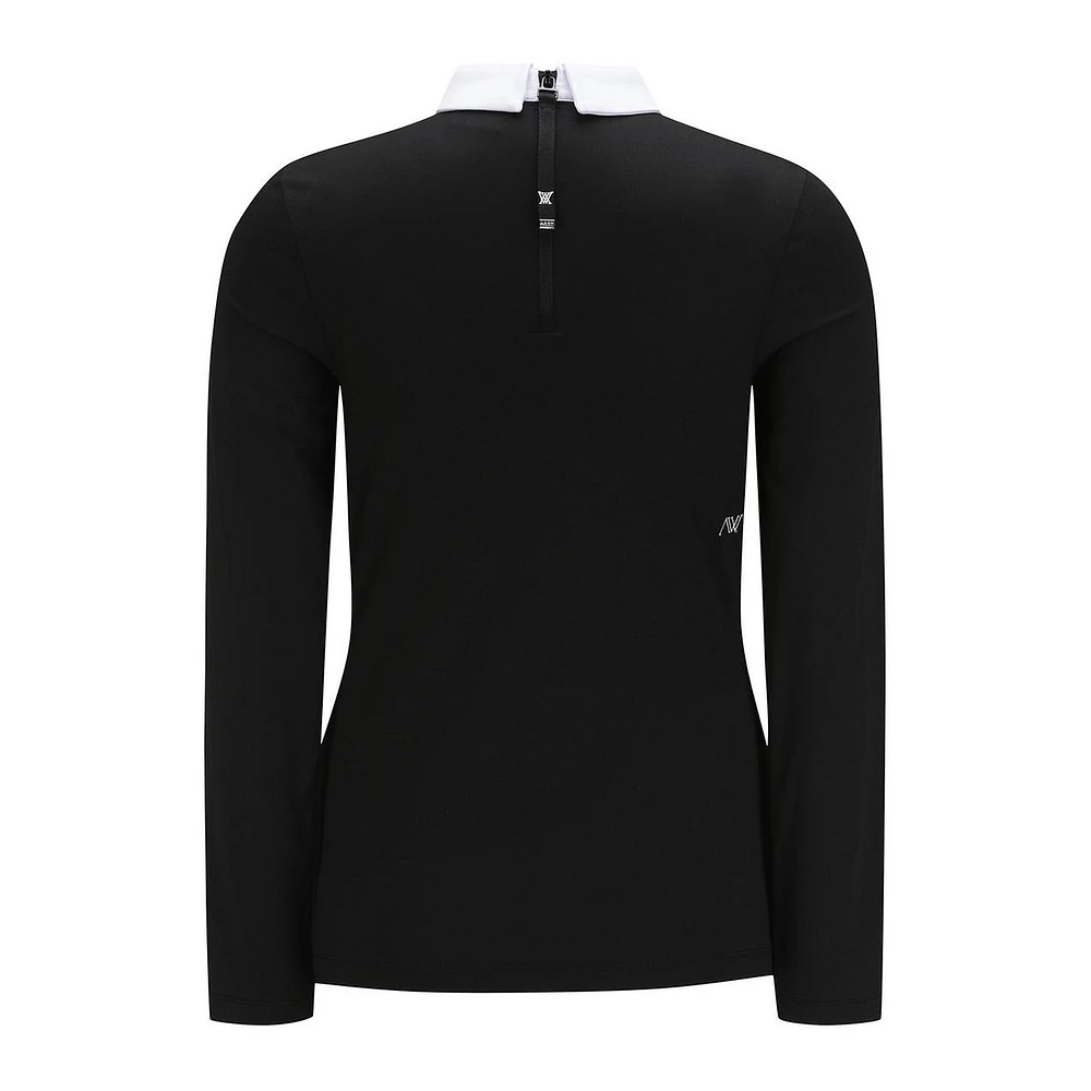 Women's Modified Long Sleeve Polo