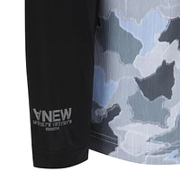 Men's Layered Camo Long Sleeve Polo