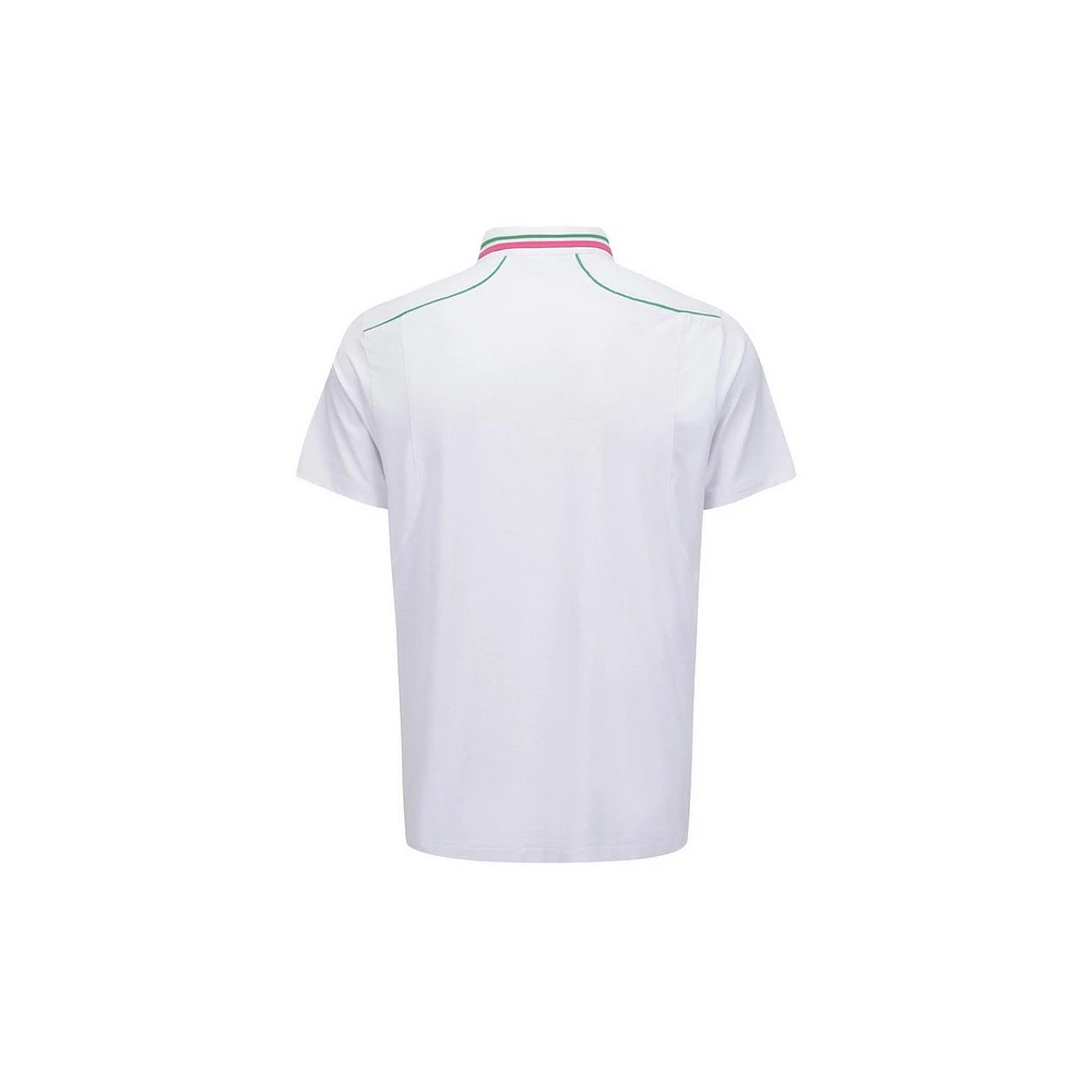 Men's Line Point Mesh Incision T-Shirt