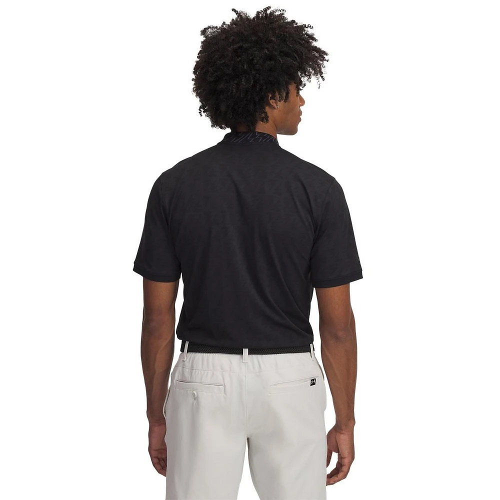 Men's Curry Zip Short Sleeve Polo