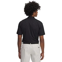 Men's Curry Zip Short Sleeve Polo