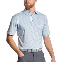 Men's Flower Bud Foulard Short Sleeve Polo