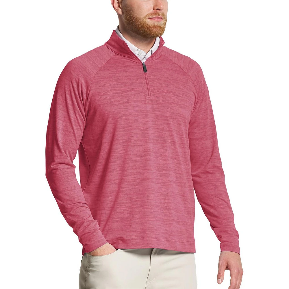 Men's Wave Jacquard Chill-Out 1/4 Zip Sweater