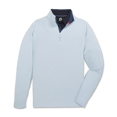 Men's Quilt Texture Chill-Out 1/4 Zip Sweater