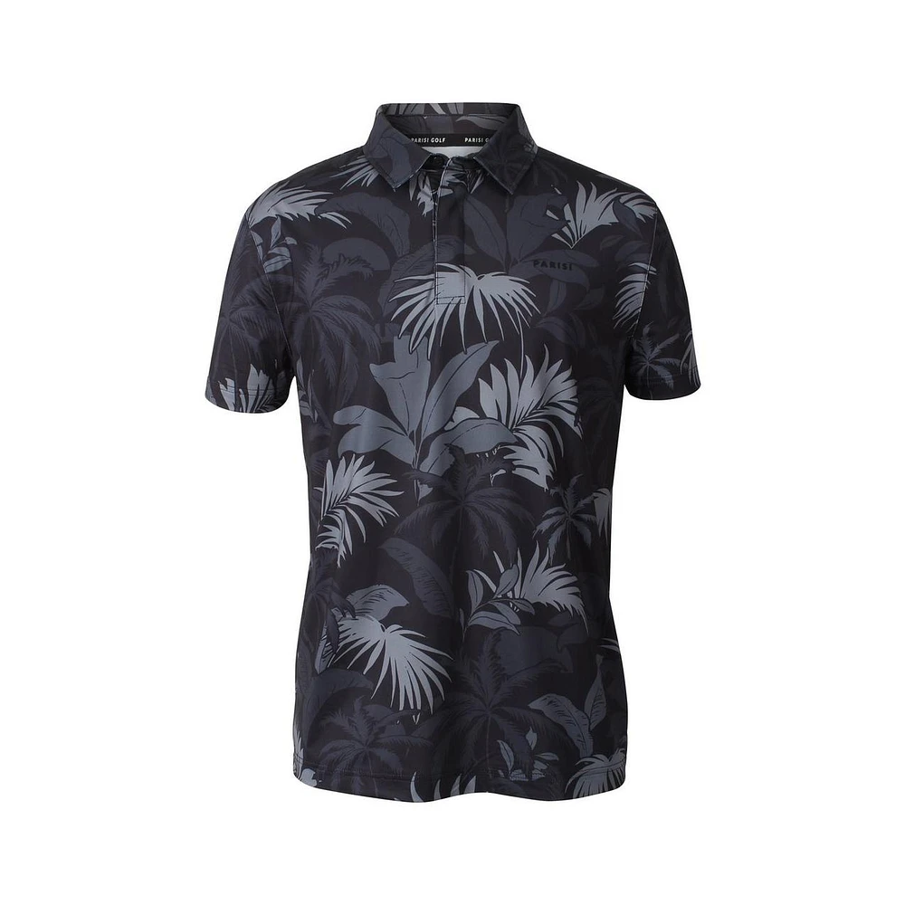 Men's Button Up Technical Jersey Short Sleeve Polo
