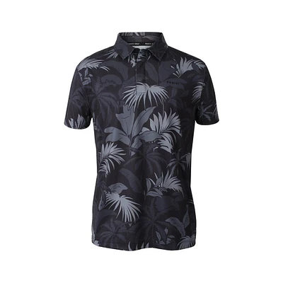 Men's Button Up Technical Jersey Short Sleeve Polo