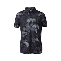 Men's Button Up Technical Jersey Short Sleeve Polo