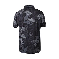 Men's Button Up Technical Jersey Short Sleeve Polo