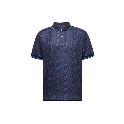 Men's Winston All Over Print Short Sleeve Polo