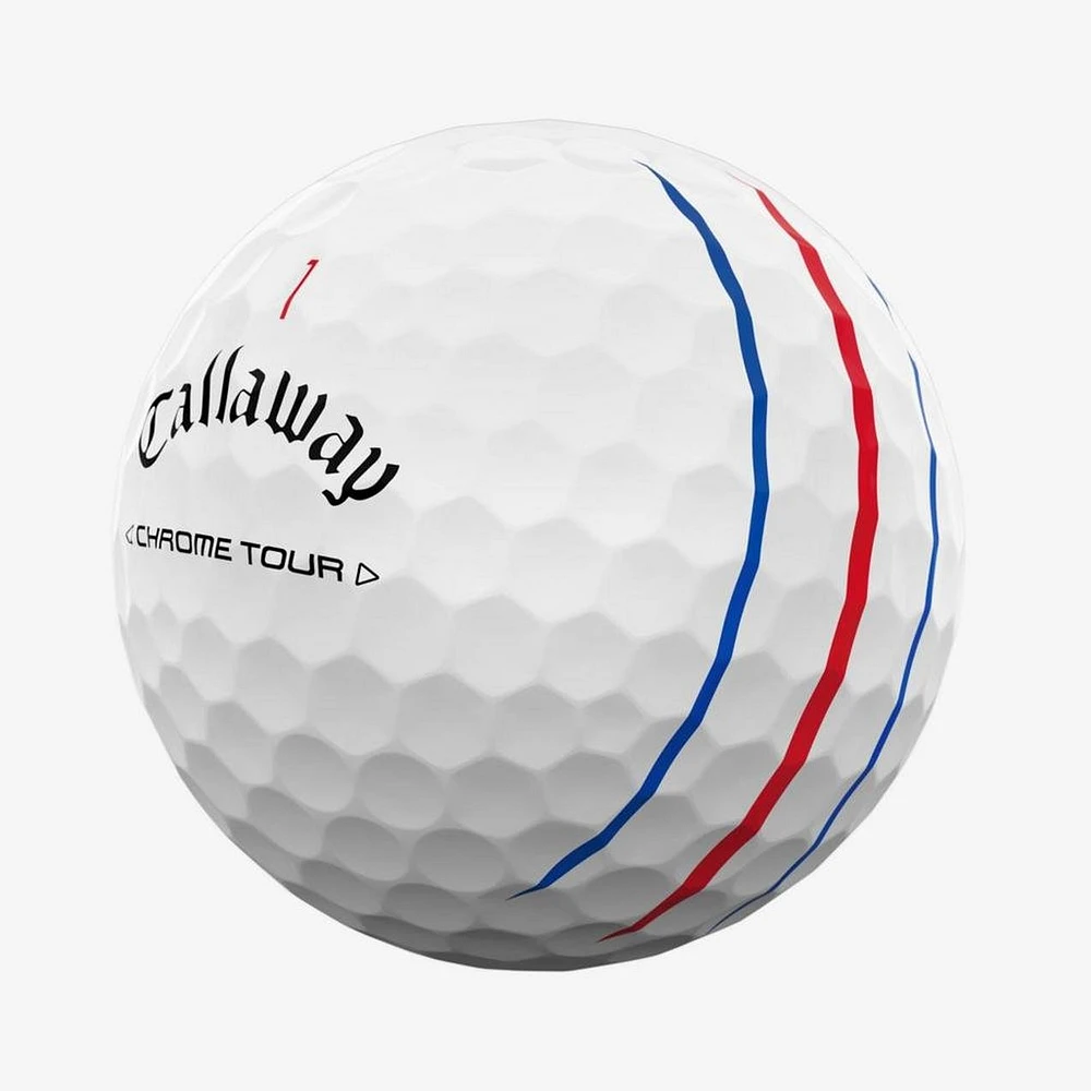 3+1 Bricks - Chrome Tour Triple Track Golf Balls