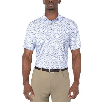 Men's Golf Ball Geo Short Sleeve Polo