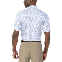 Men's Golf Ball Geo Short Sleeve Polo
