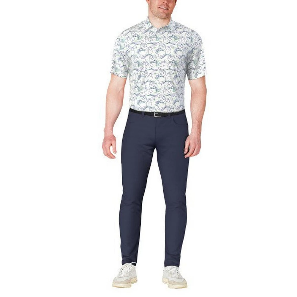 Men's Linear Tucan Printed Short Sleeve Polo