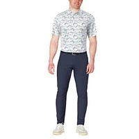 Men's Linear Tucan Printed Short Sleeve Polo
