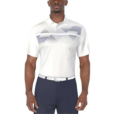 Men's Solarized Chest Print Short Sleeve Polo