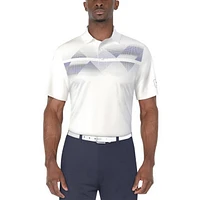 Men's Solarized Chest Print Short Sleeve Polo