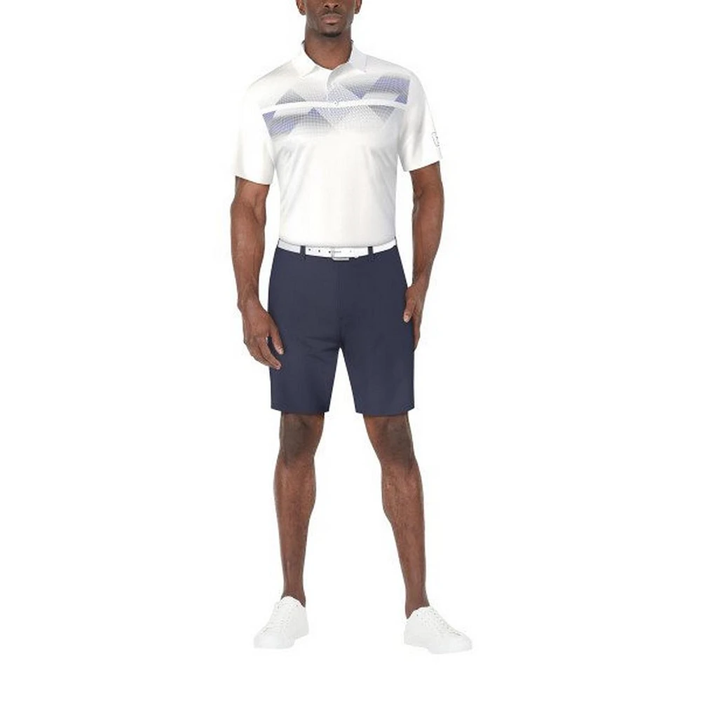 Men's Solarized Chest Print Short Sleeve Polo