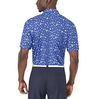 Men's Umbrella Geo Print Short Sleeve Polo