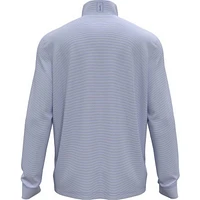 Men's Feeder Stripe Mock Neck Long Sleeve Pullover