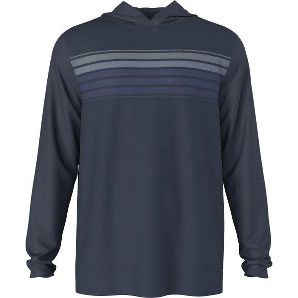 Men's Chest Stripe Printed Hoodie