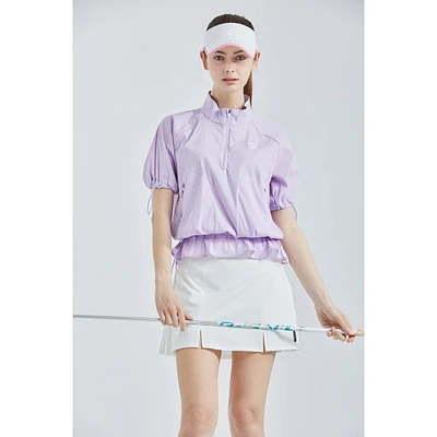 Women's 1/4 Zip Wind Short Sleeve Shirt