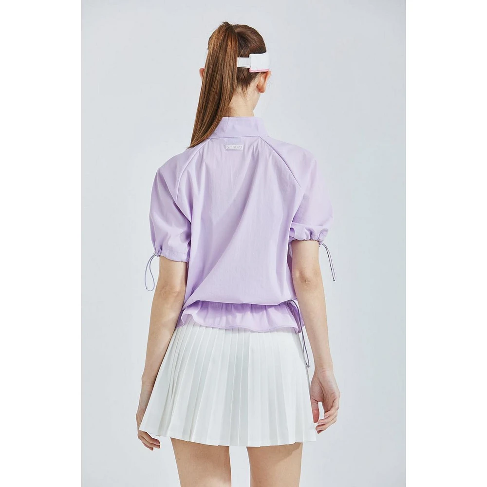 Women's 1/4 Zip Wind Short Sleeve Shirt