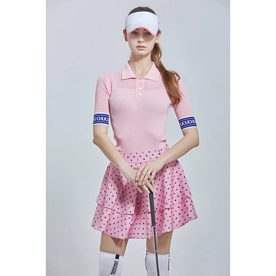 Women's Knit Short Sleeve Polo